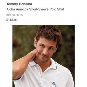 NWT 💖Tommy Bahama aloha america polo shirt 🎄🎄